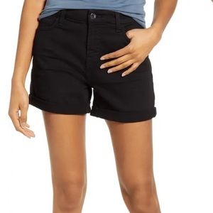 Roll Cuff Denim Shorts